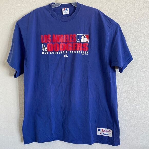 MAJESTIC Los Angeles Dodgers MLB Authentic Collection T Shirt Size 2XL - Picture 1 of 4